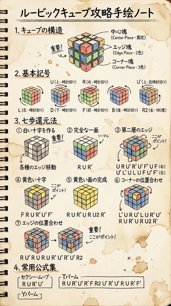 Rubik's cube notes