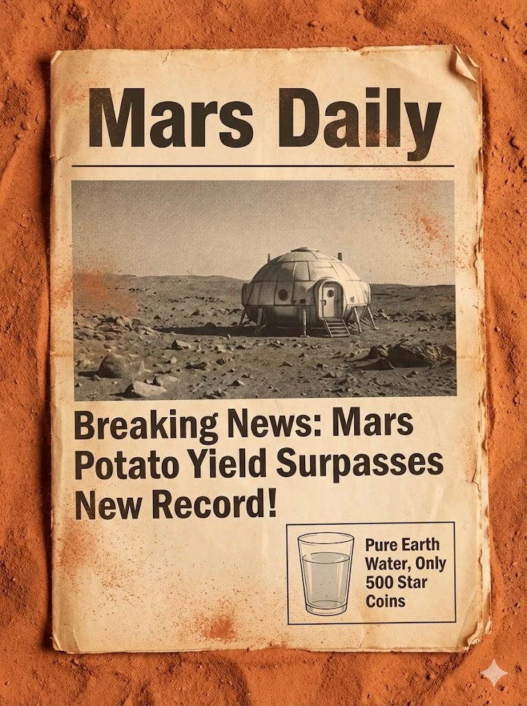 Mars newspaper